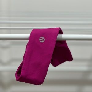lululemon - Women’s Wunder Train Wide Headband - Magenta Purple - NEVER WORN